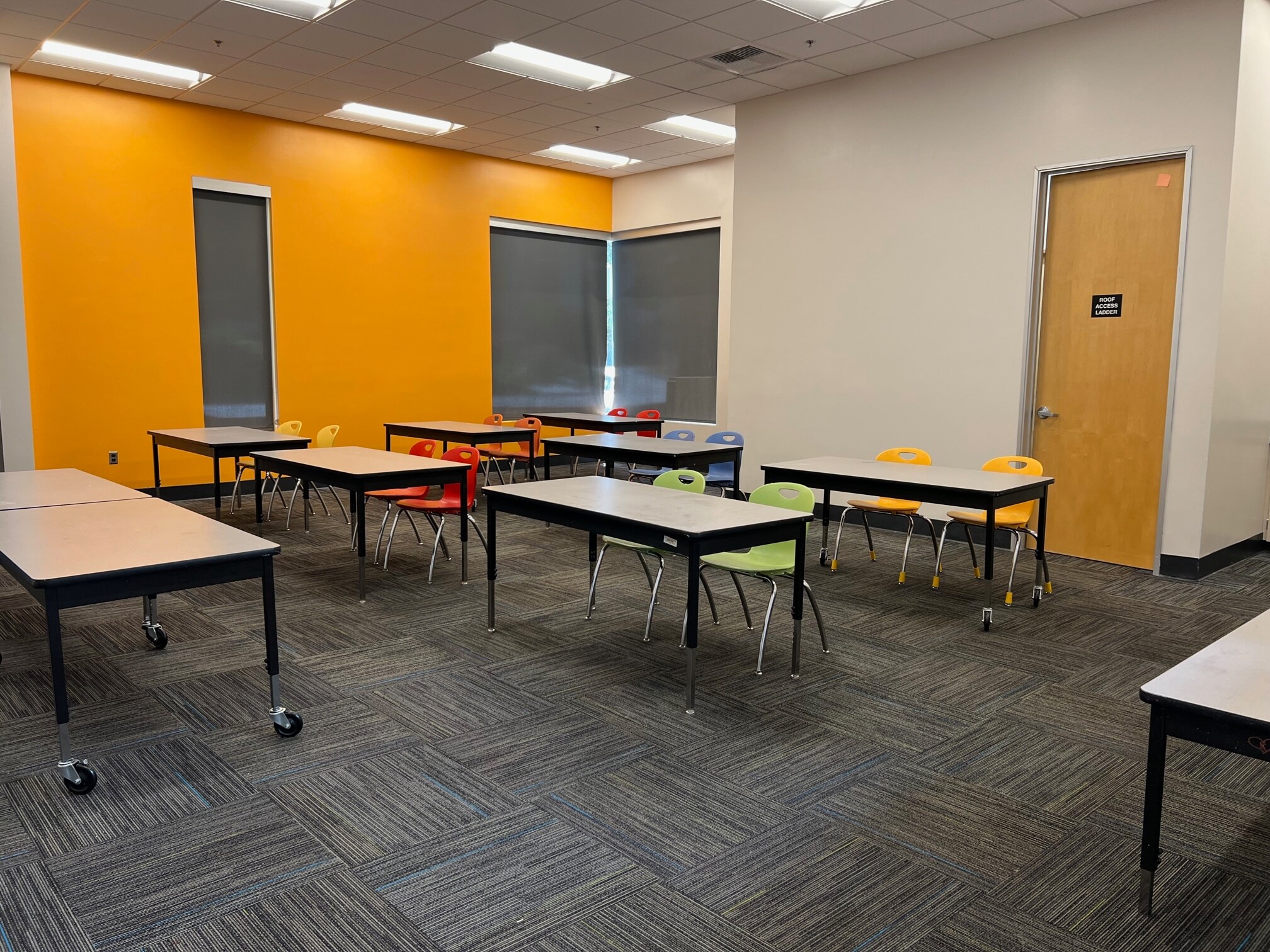 Furnished classroom